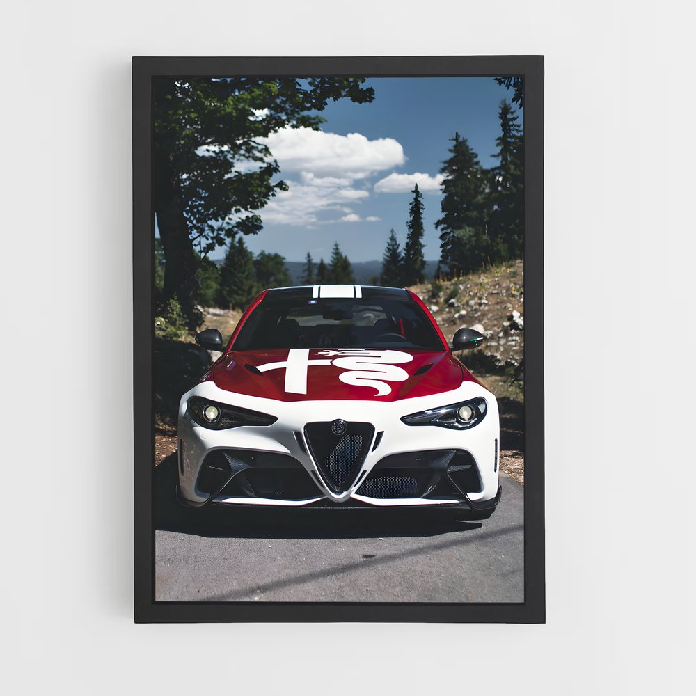 Poster Giulia gtam italienne – affiche Alfa Romeo (vue 2)